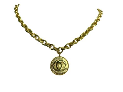 boutons chanel vintage|vintage chanel button necklace.